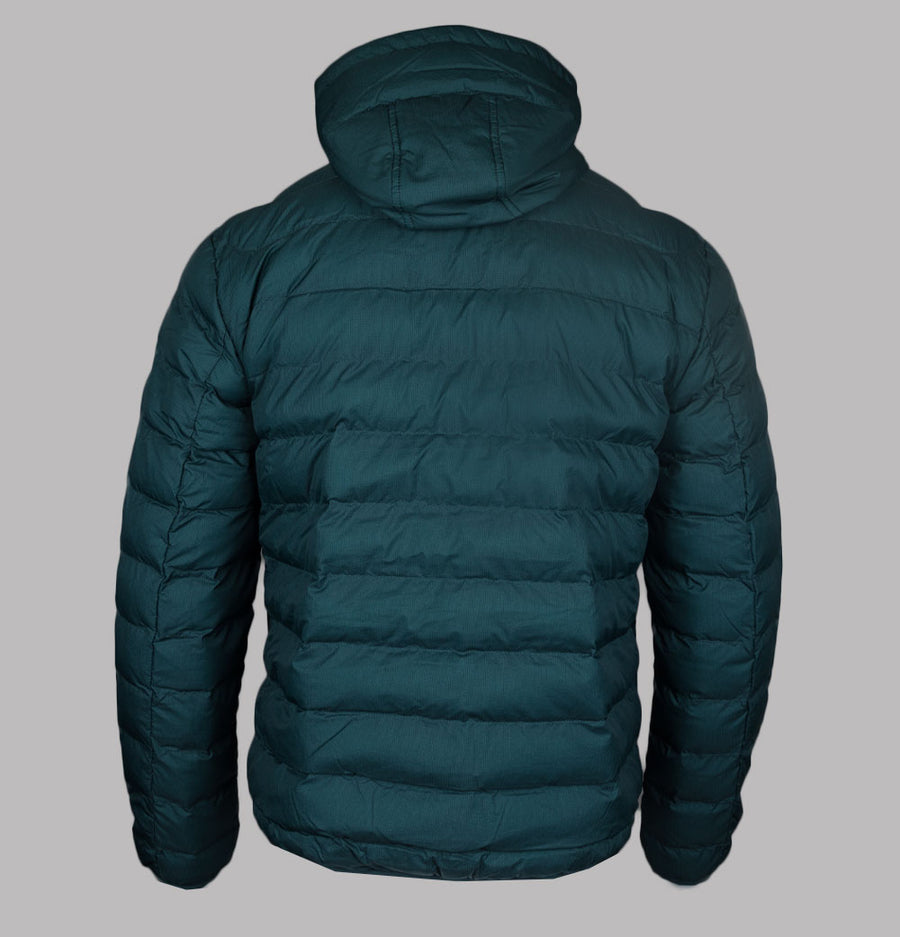 Fred Perry Hooded Insulated Jacket Petrol Blue