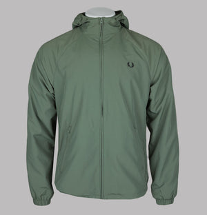 Fred Perry Hooded Shell Jacket Laurel Wreath Green