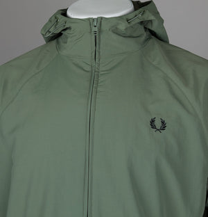 Fred Perry Hooded Shell Jacket Laurel Wreath Green