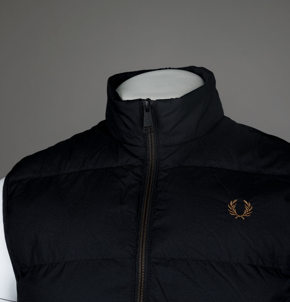 Fred Perry Insulated Gilet Black