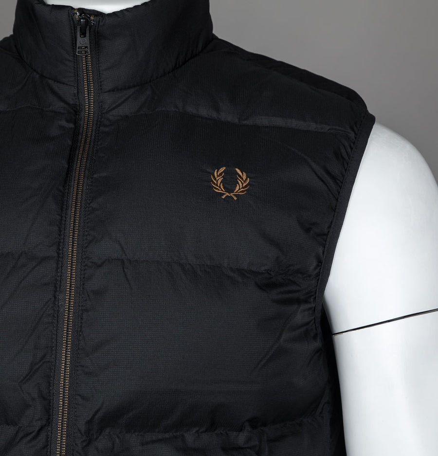 Fred Perry Insulated Gilet Black