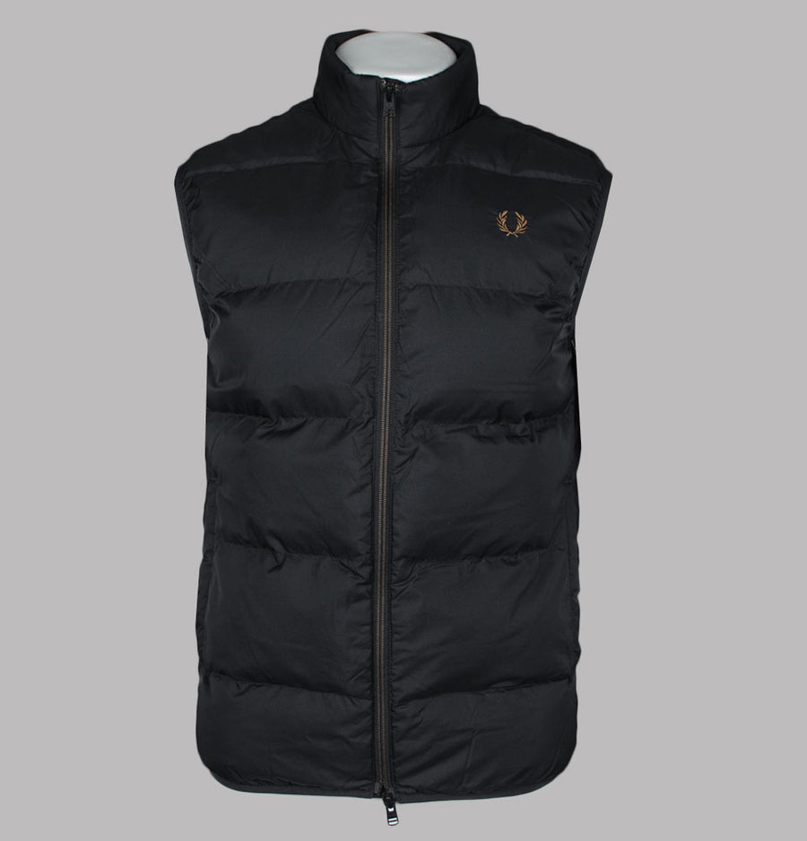 Fred Perry Insulated Gilet Black