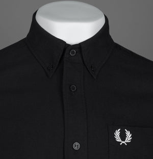 Fred Perry LS Oxford Shirt Black