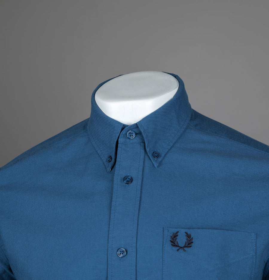 Fred Perry LS Oxford Shirt Midnight Blue