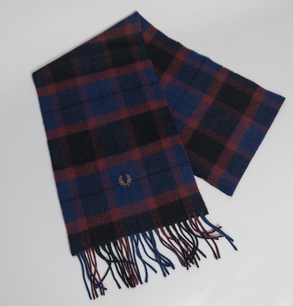 小物 Fred Perry Brushed Wool Tartan Scarf Fred Perry Brushed Wool Tartan Scarf