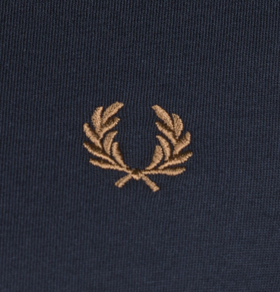 Fred Perry LS Twin Tipped T-Shirt Navy