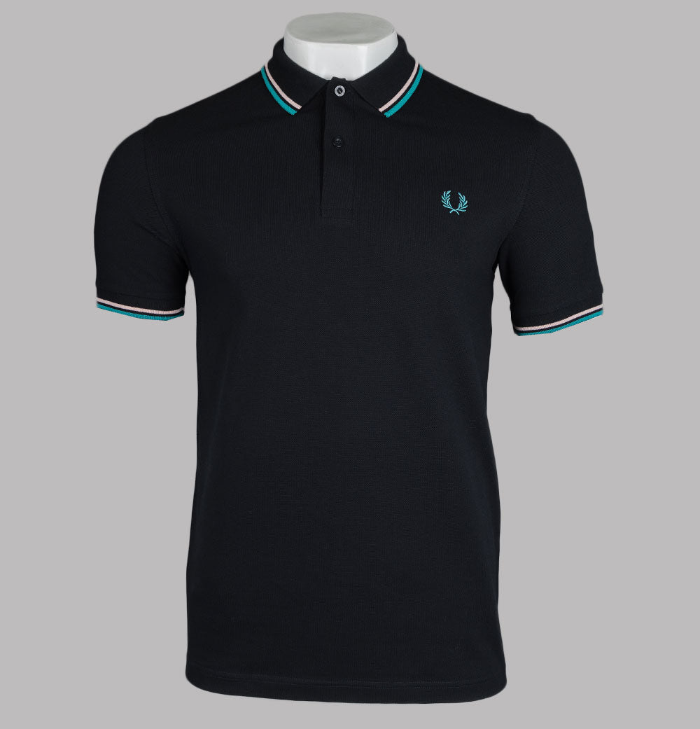 Fred Perry M3600 Black/Peach/Dark Mint