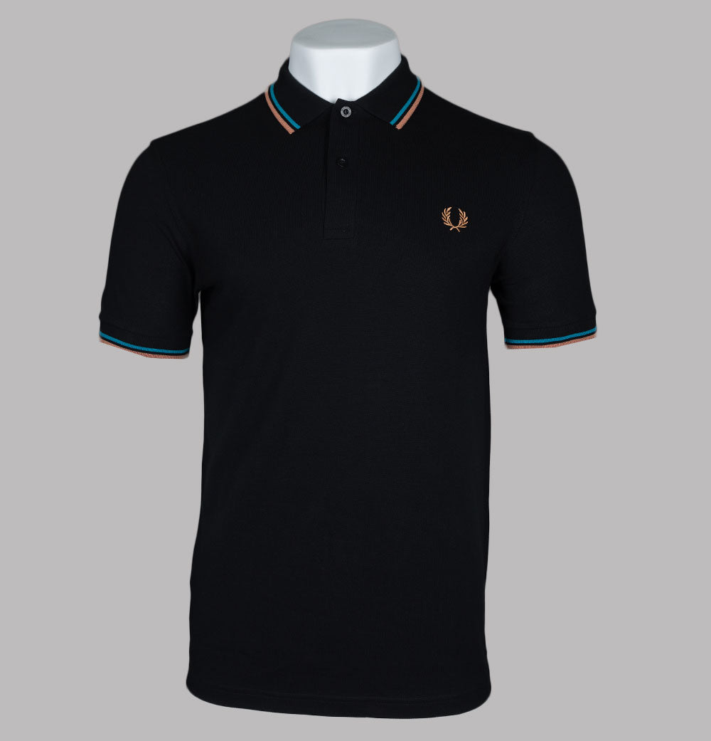 ポロシャツ FRED PERRY Men Polo Shirts M3600Y43 Black FRED PERRY FREDPERRY (フレッドペリー) The Fred Perry Shirt