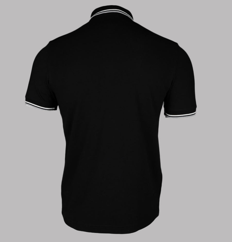 Fred Perry M3600 Polo Shirt Black/Ecru/Limestone