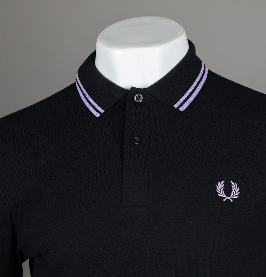 Fred Perry M3600 Polo Shirt Black/Ultra Violet