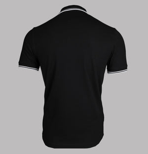 Fred Perry M3600 Polo Shirt Black/White