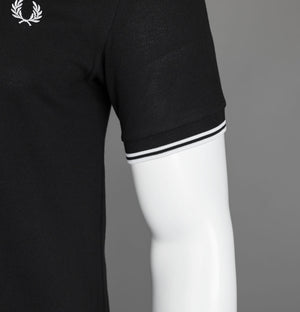 Fred Perry M3600 Polo Shirt Black/White