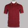 Fred Perry M3600 Polo Shirt Burnt Red/Ecru/Black