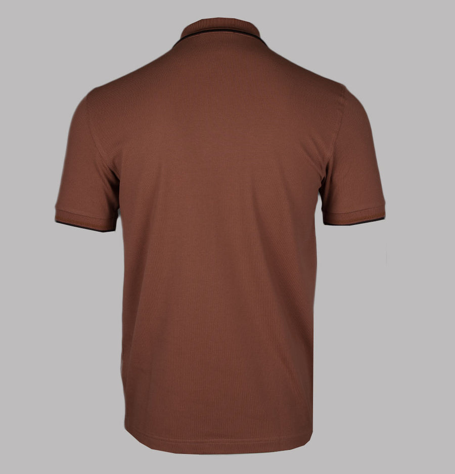 Fred Perry M3600 Polo Shirt Cinnamon/Nut Flake/Carrington Brick