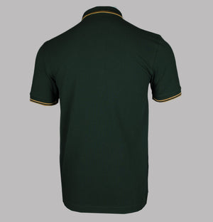 Fred Perry M3600 Polo Shirt Court Green/Honeycomb