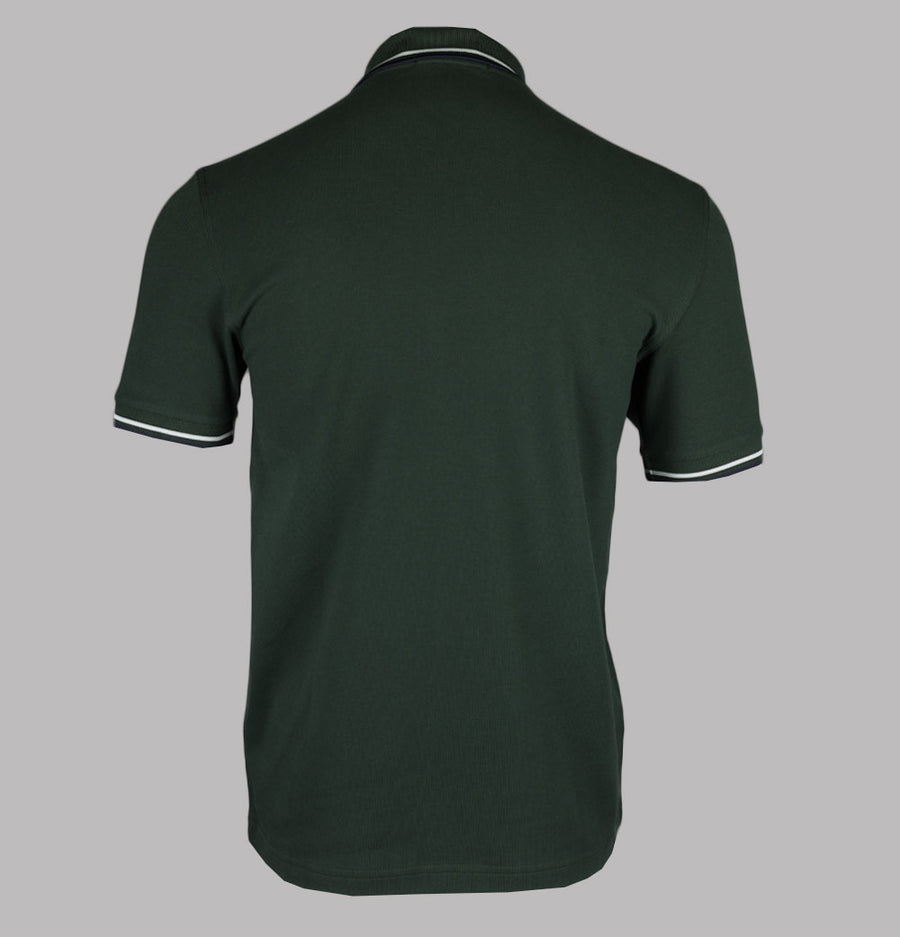 Fred Perry M3600 Polo Shirt Court Green/Snow White/Navy
