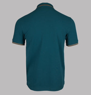 Fred Perry M3600 Polo Shirt Dark Petrol/Shaded Stone