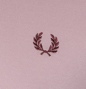 Fred Perry M3600 Polo Shirt Dusty Rose Pink/Shaded Stone