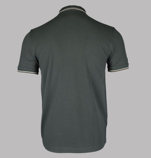 Fred Perry M3600 Polo Shirt Field Green/Oatmeal