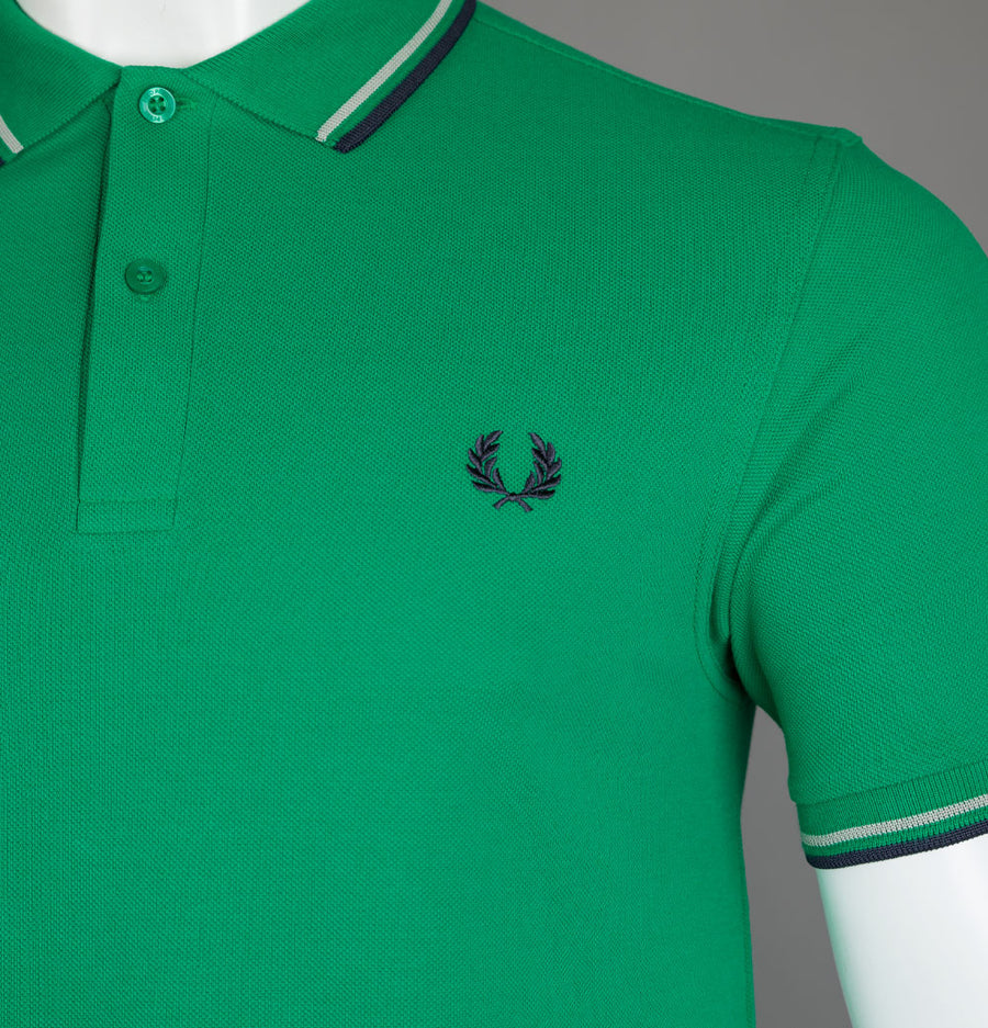 Fred Perry M3600 Polo Shirt Fred Perry Green/Seagrass/Navy