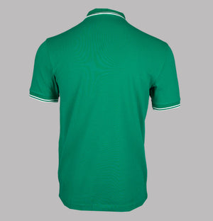 Fred Perry M3600 Polo Shirt Label Green/Ecru