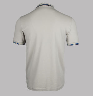 Fred Perry M3600 Polo Shirt Light Oyster/Mid Blue/French Navy