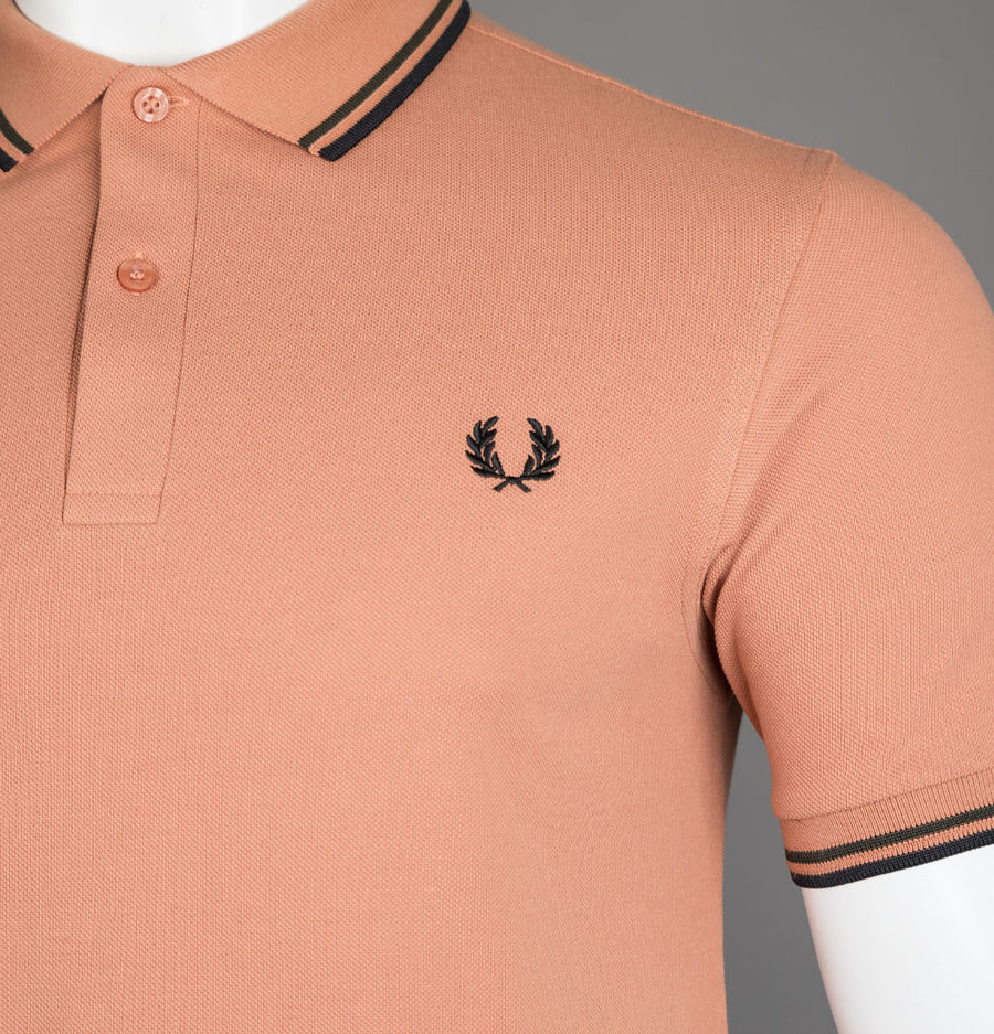 Fred Perry M3600 Polo Shirt Light Rust
