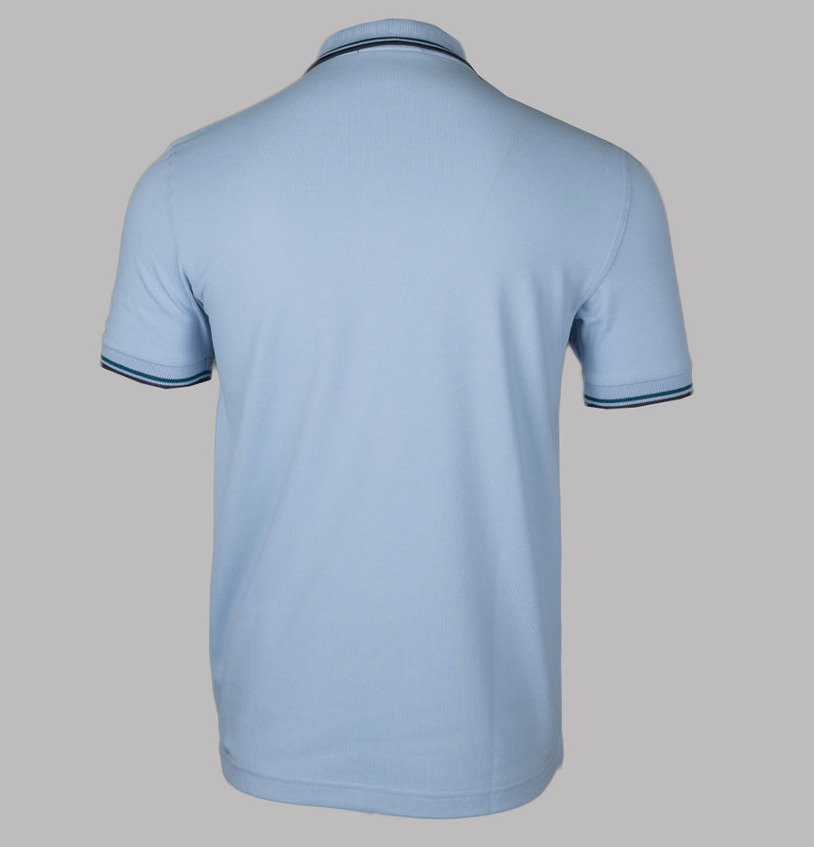 Fred Perry M3600 Polo Shirt Light Smoke/Petrol Blue/Navy