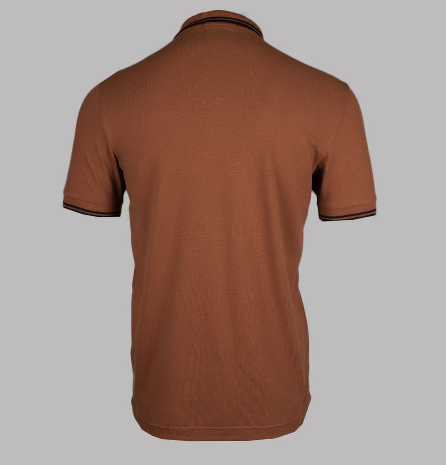 Fred Perry M3600 Polo Shirt Marmalade/Black