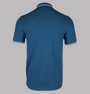 Fred Perry M3600 Polo Shirt Midnight Blue/Ecru/Light Ice