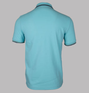 Fred Perry M3600 Polo Shirt Mint Blue/Olive Mint/French Navy