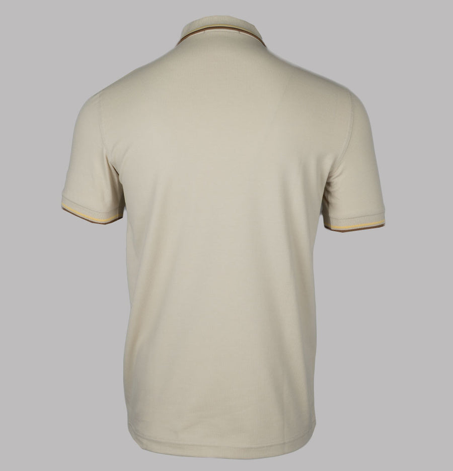 Fred Perry M3600 Polo Shirt Oatmeal/Champions Gold/Shaded Stone
