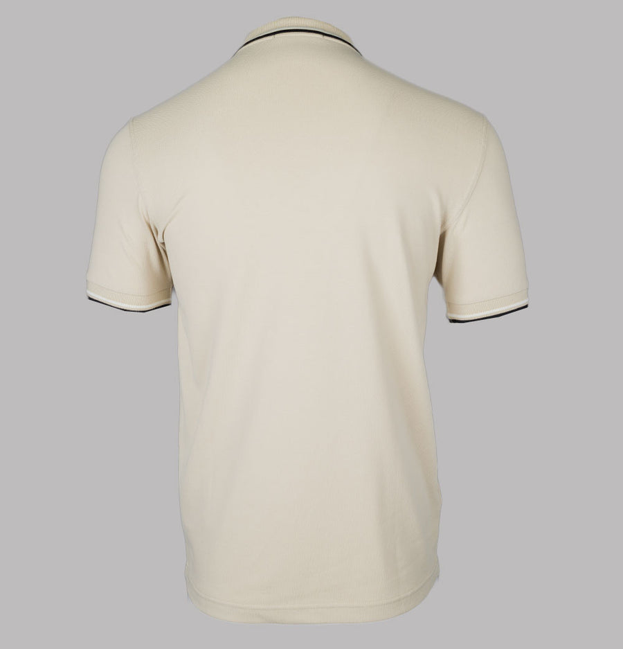 Fred Perry M3600 Polo Shirt Oatmeal/Ecru/Black