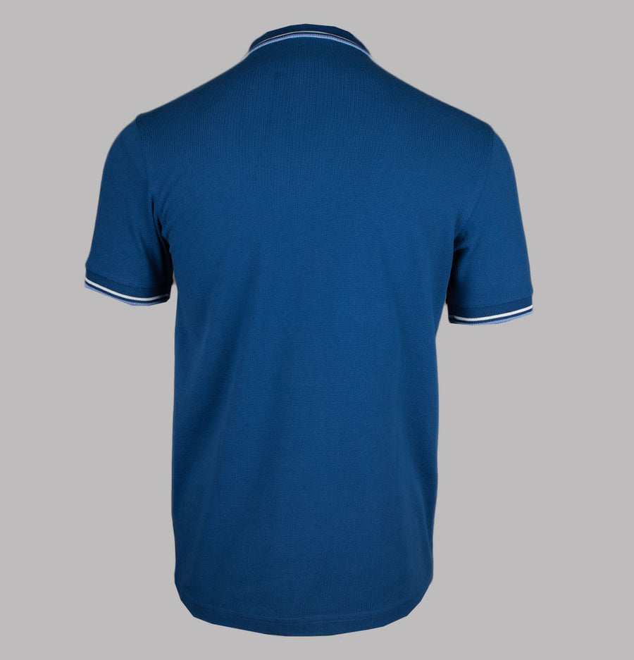 Fred Perry M3600 Polo Shirt Shaded Cobalt/Snow White/Light Smoke