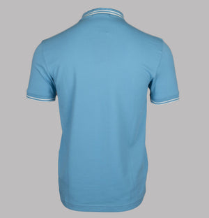 Fred Perry M3600 Polo Shirt Sky Blue/Snow White