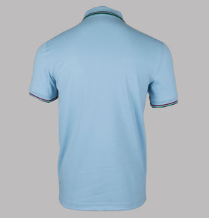 Fred Perry M3600 Polo Shirt Track Blue/Burnt Red/Sport Green