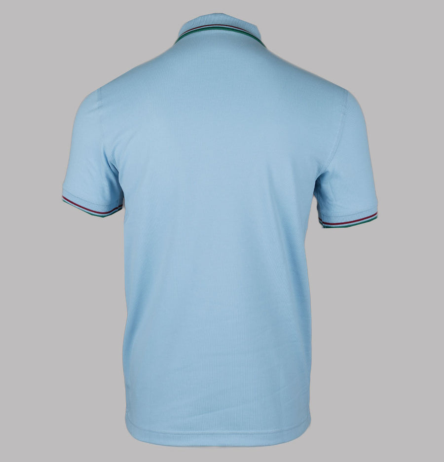 Fred Perry M3600 Polo Shirt Track Blue/Burnt Red/Sport Green
