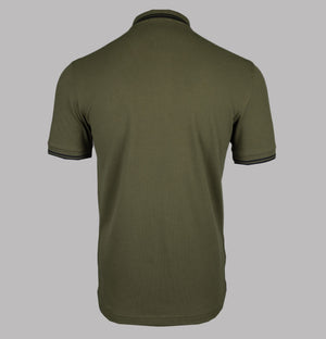 Fred Perry M3600 Polo Shirt Uniform Green/Black