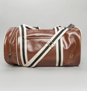 Fred Perry New Classic Barrel Bag Tan/Ecru