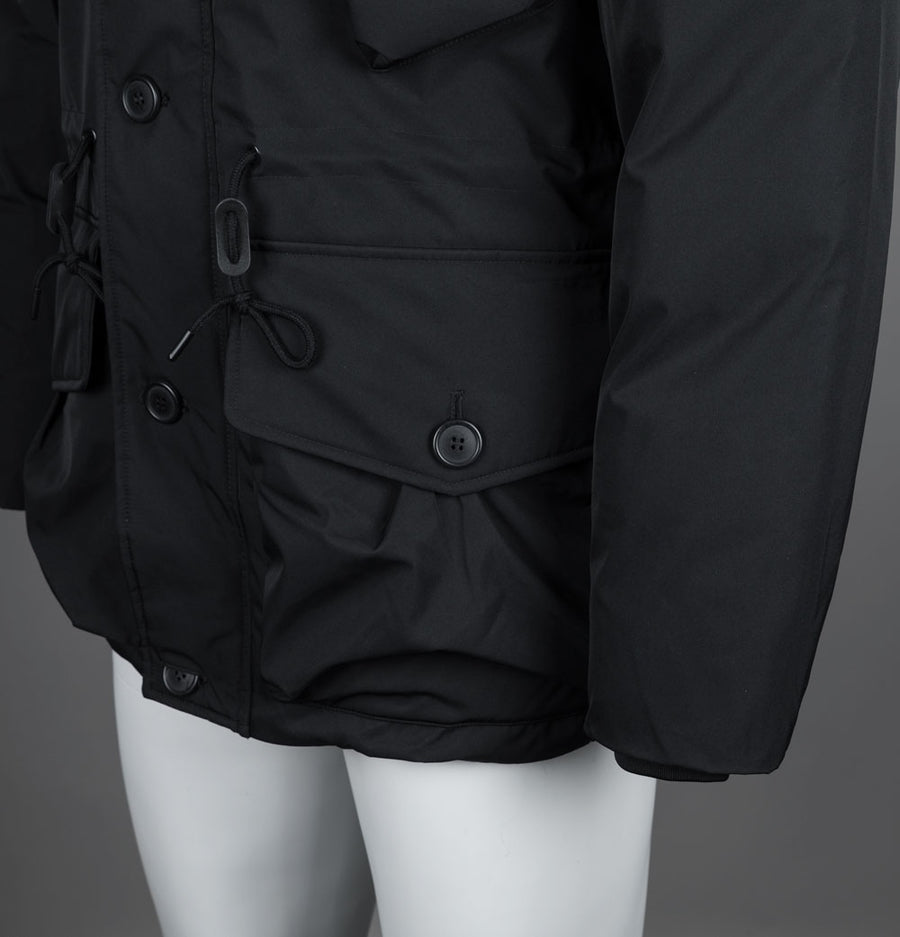 Fred Perry Patch Pocket Puffer Jacket Black