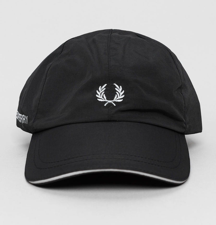 Fred Perry Piped Dual Branded Cap Black/Limestone