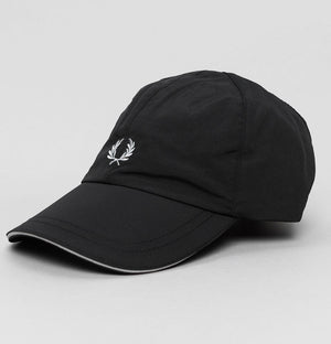 Fred Perry Piped Dual Branded Cap Black/Limestone