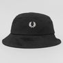 Fred Perry Pique Bucket Hat Black