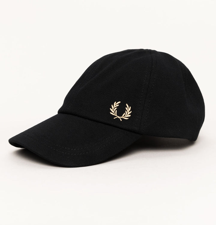 Fred Perry Pique Classic Cap Black/Warm Stone