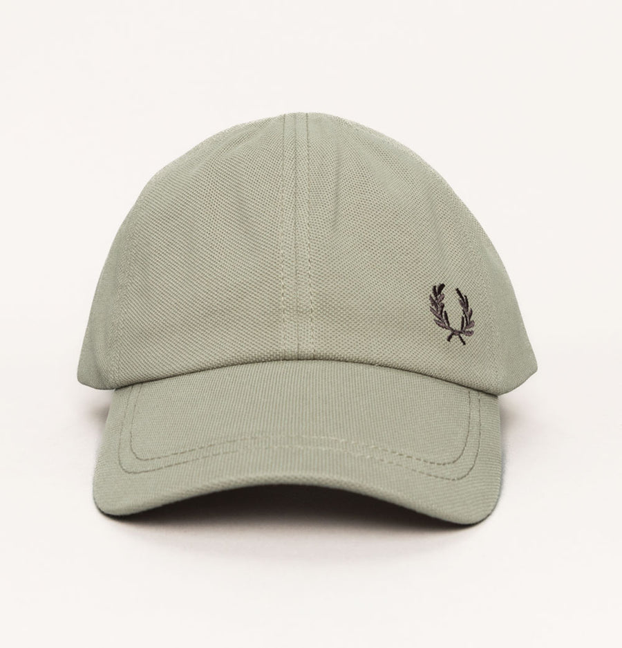 Fred Perry Pique Classic Cap Warm Grey/Brick