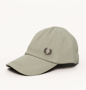 Fred Perry Pique Classic Cap Warm Grey/Brick