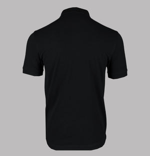 Fred Perry Plain Polo Shirt Black/Shaded Stone