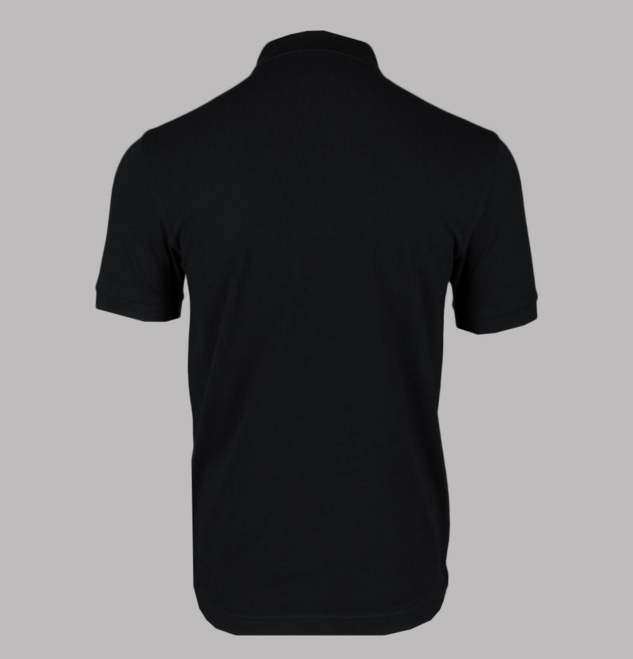 Fred Perry Plain Polo Shirt Black/Shaded Stone