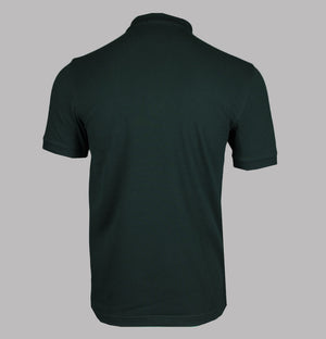 Fred Perry Plain Polo Shirt Night Green/Ocean