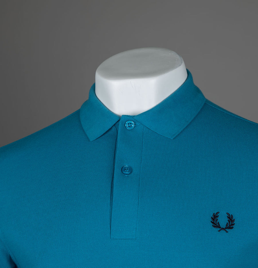 Fred Perry Plain Polo Shirt Ocean/Navy